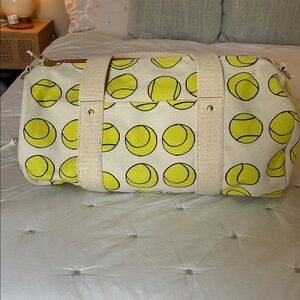 Clare V. Tennis Print Duffel Bag